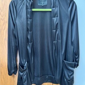 Guess Charcoal Open Front Cardigan